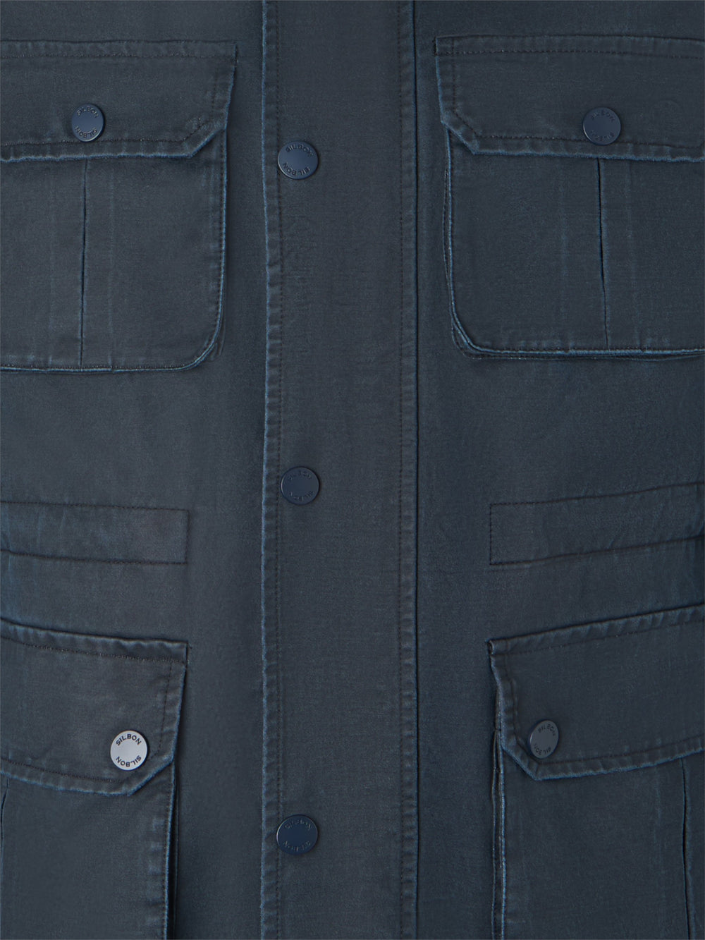 Navy blue jacket with pockets