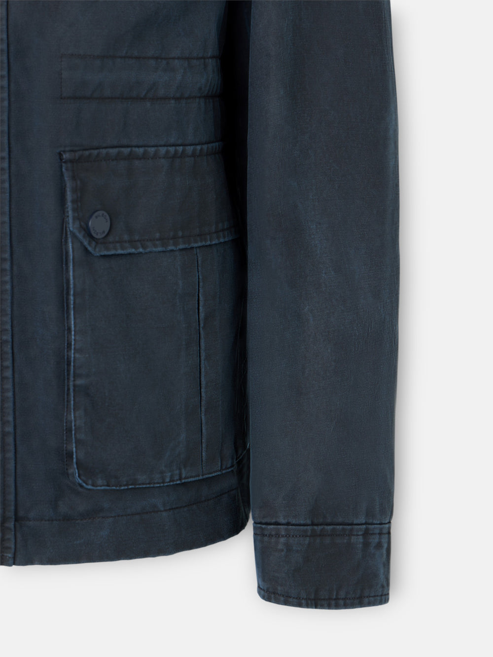 Navy blue jacket with pockets