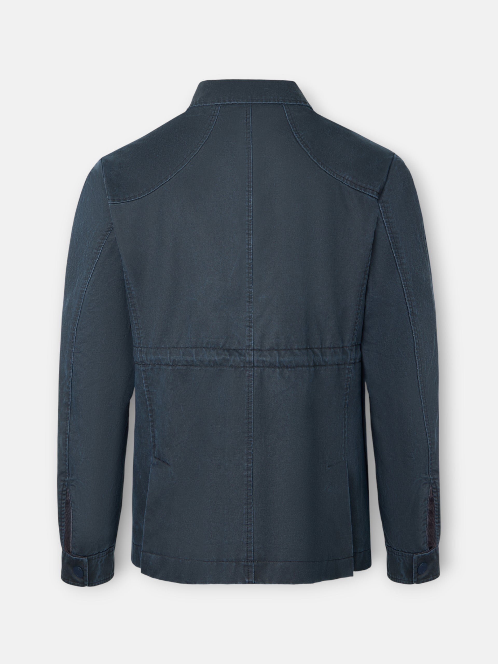 Navy blue jacket with pockets