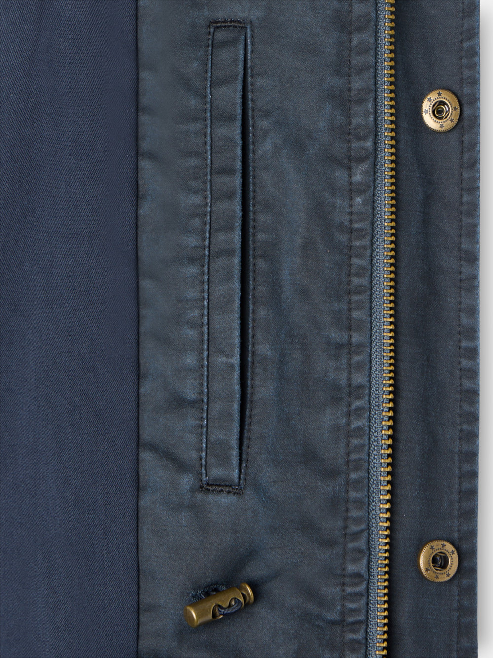 Navy blue jacket with pockets