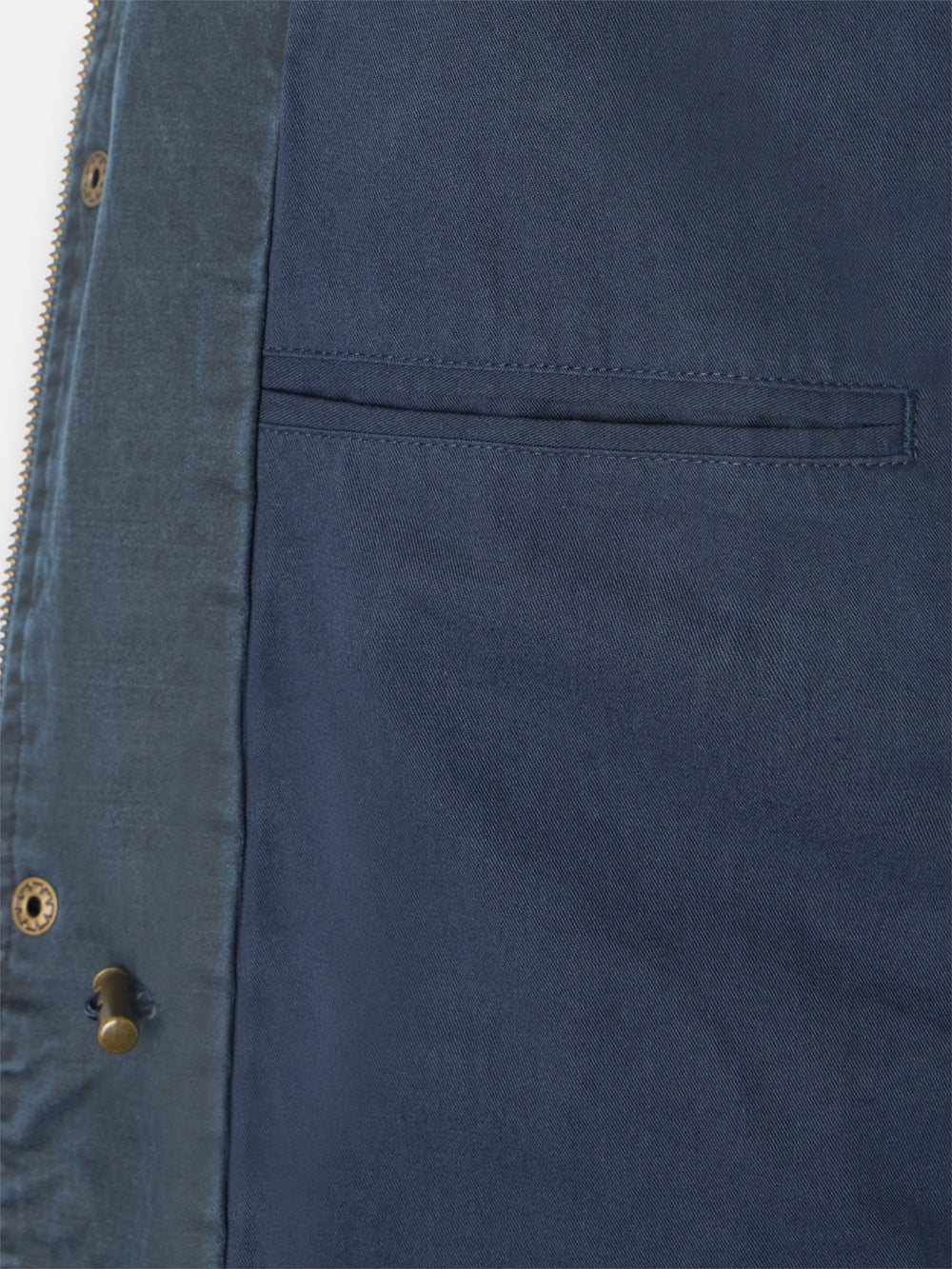 Navy blue jacket with pockets