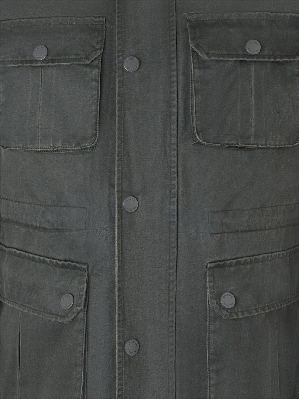 Green jacket with pockets