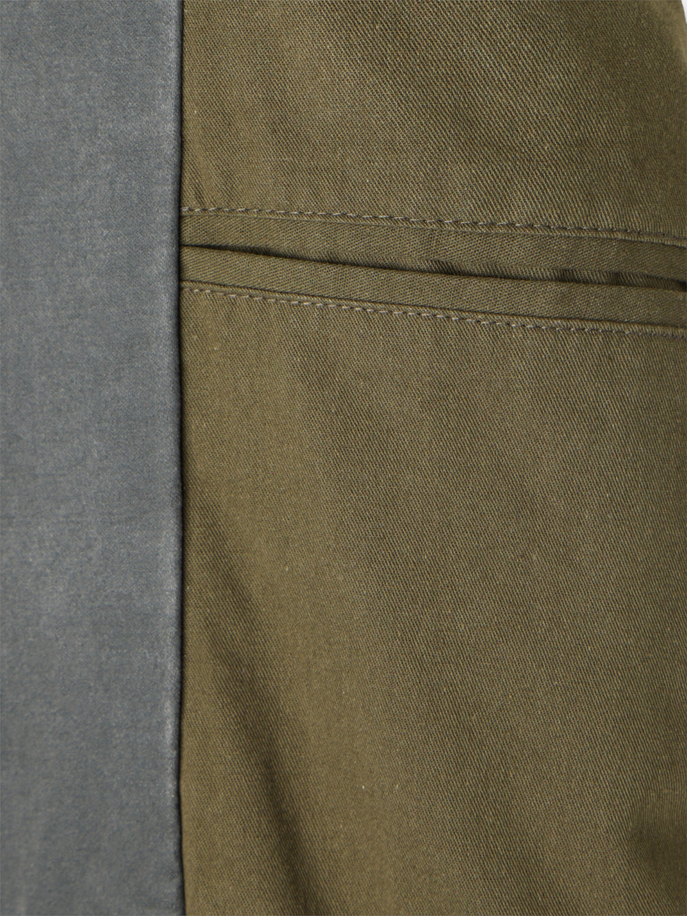 Green jacket with pockets