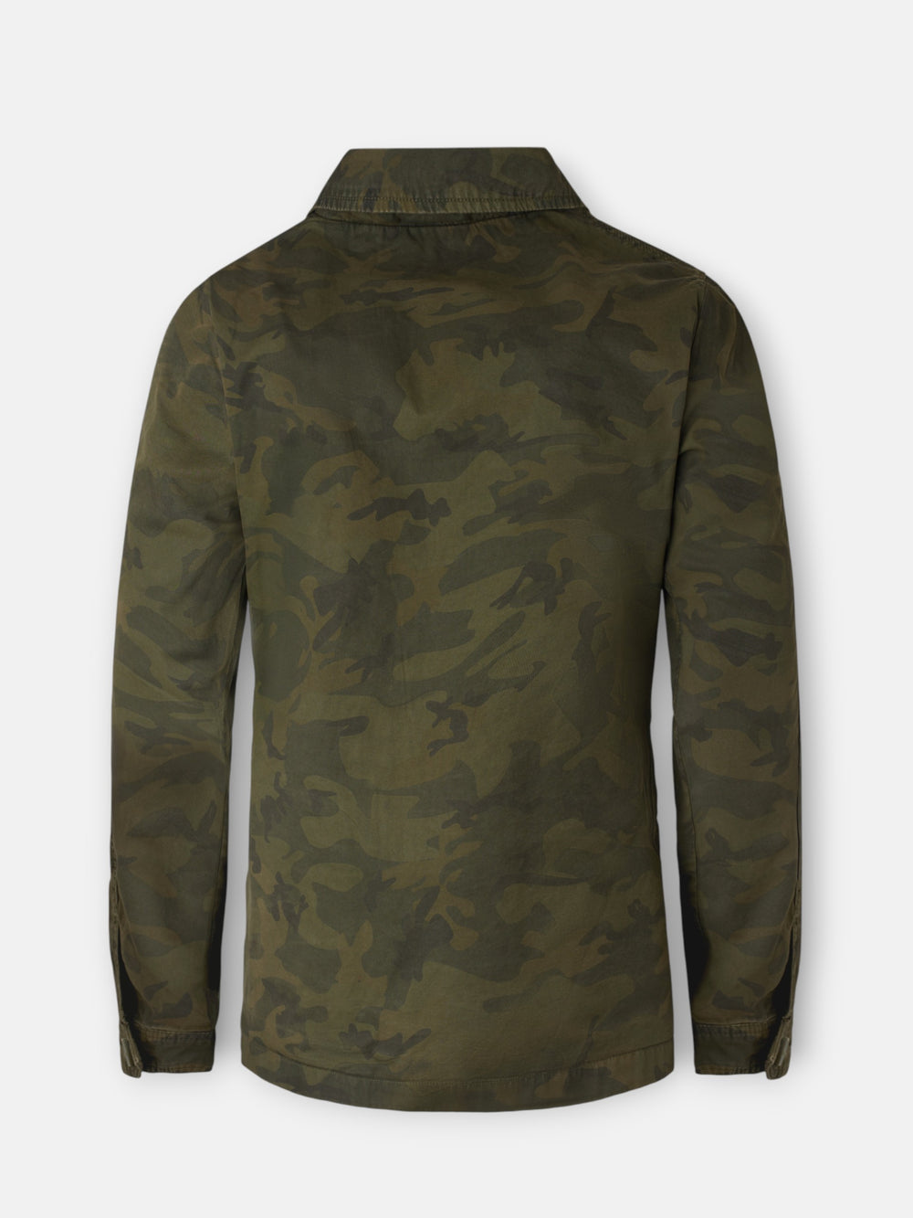 Casaco militar de camuflado verde