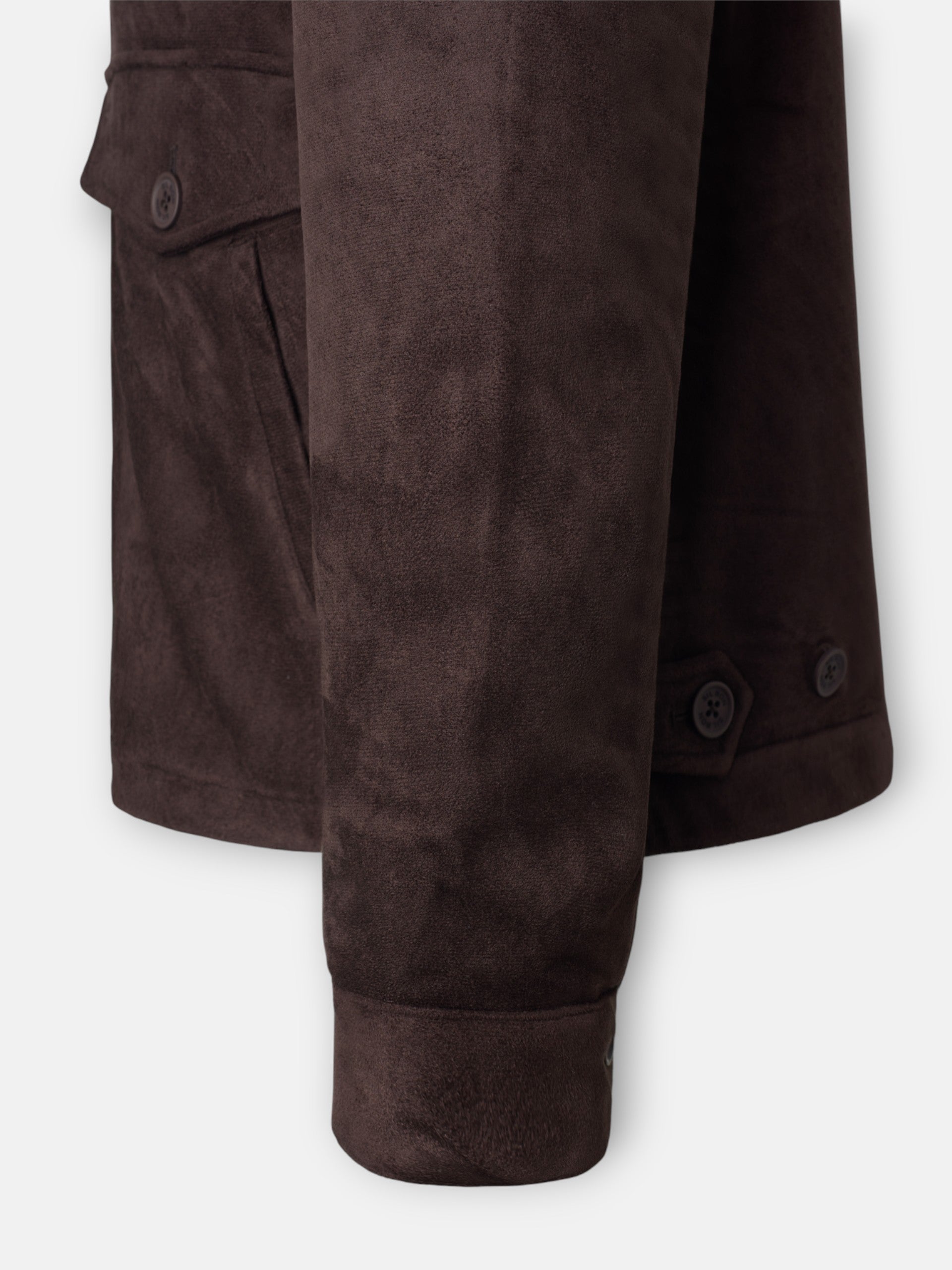 Brown suede jacket