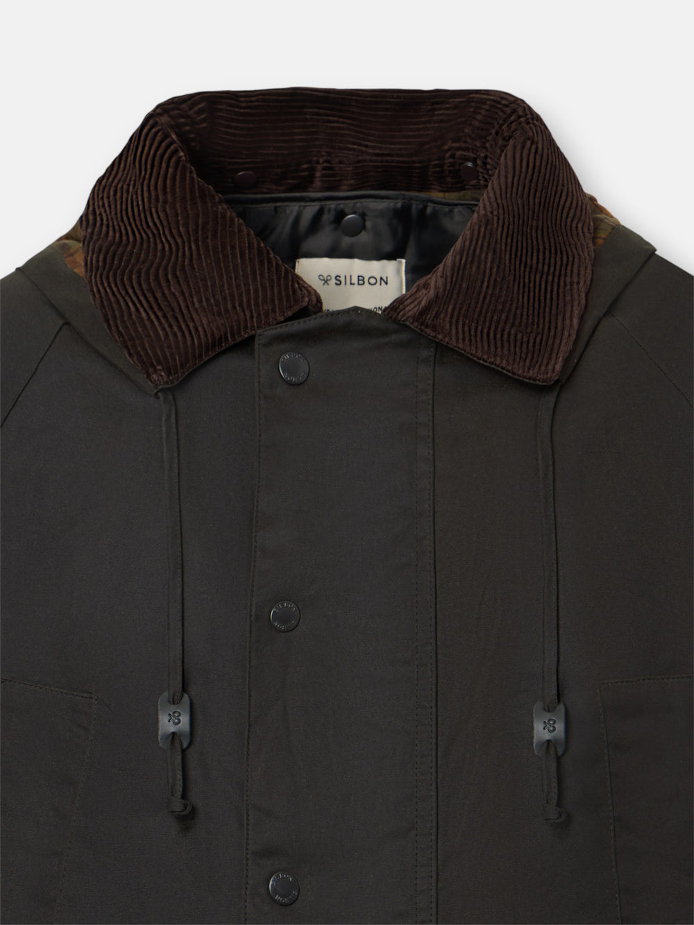 Classic green waxed coat