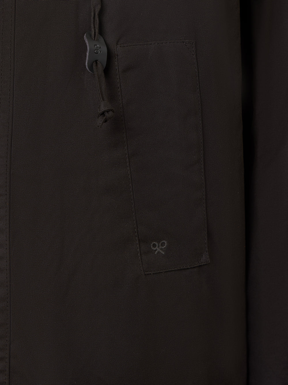 Classic green waxed coat