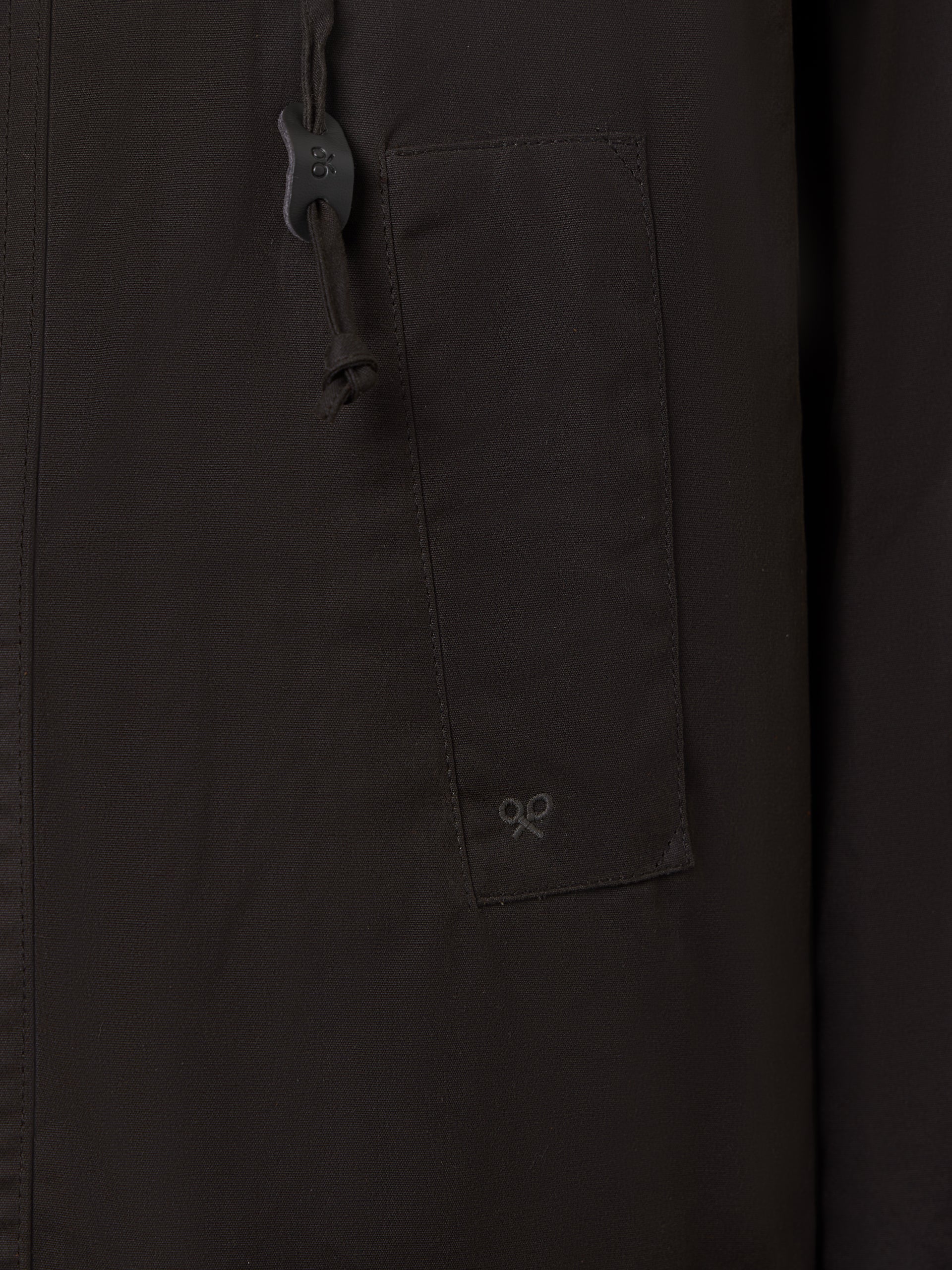 Classic green waxed coat