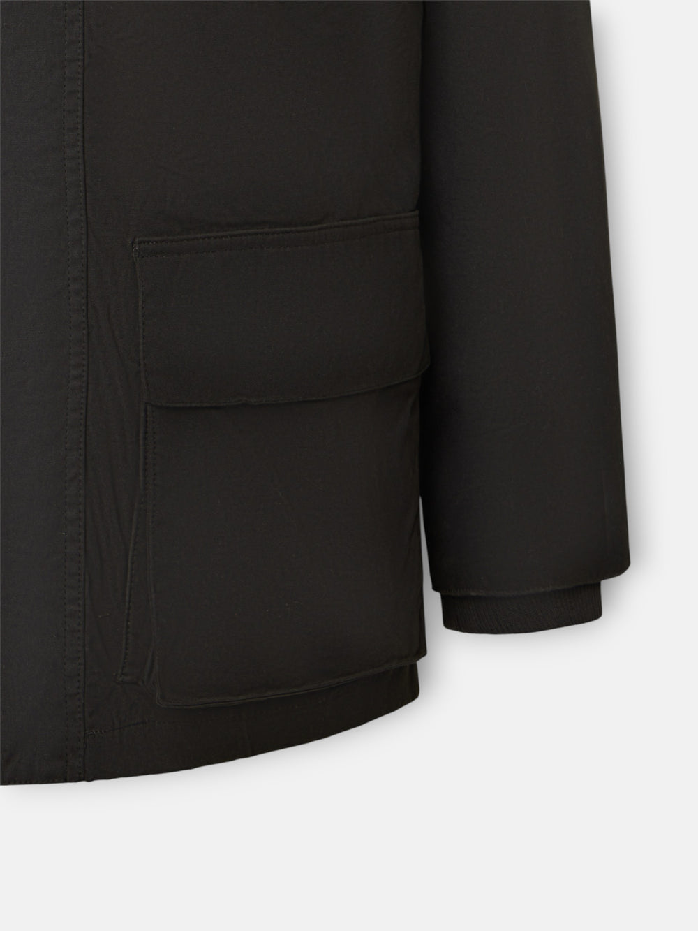 Classic green waxed coat