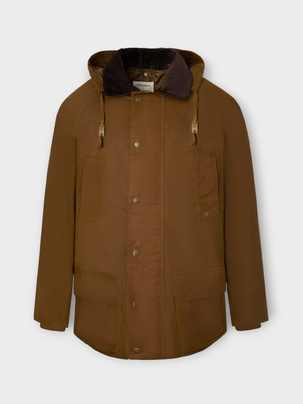 Manteau ciré moutarde classique