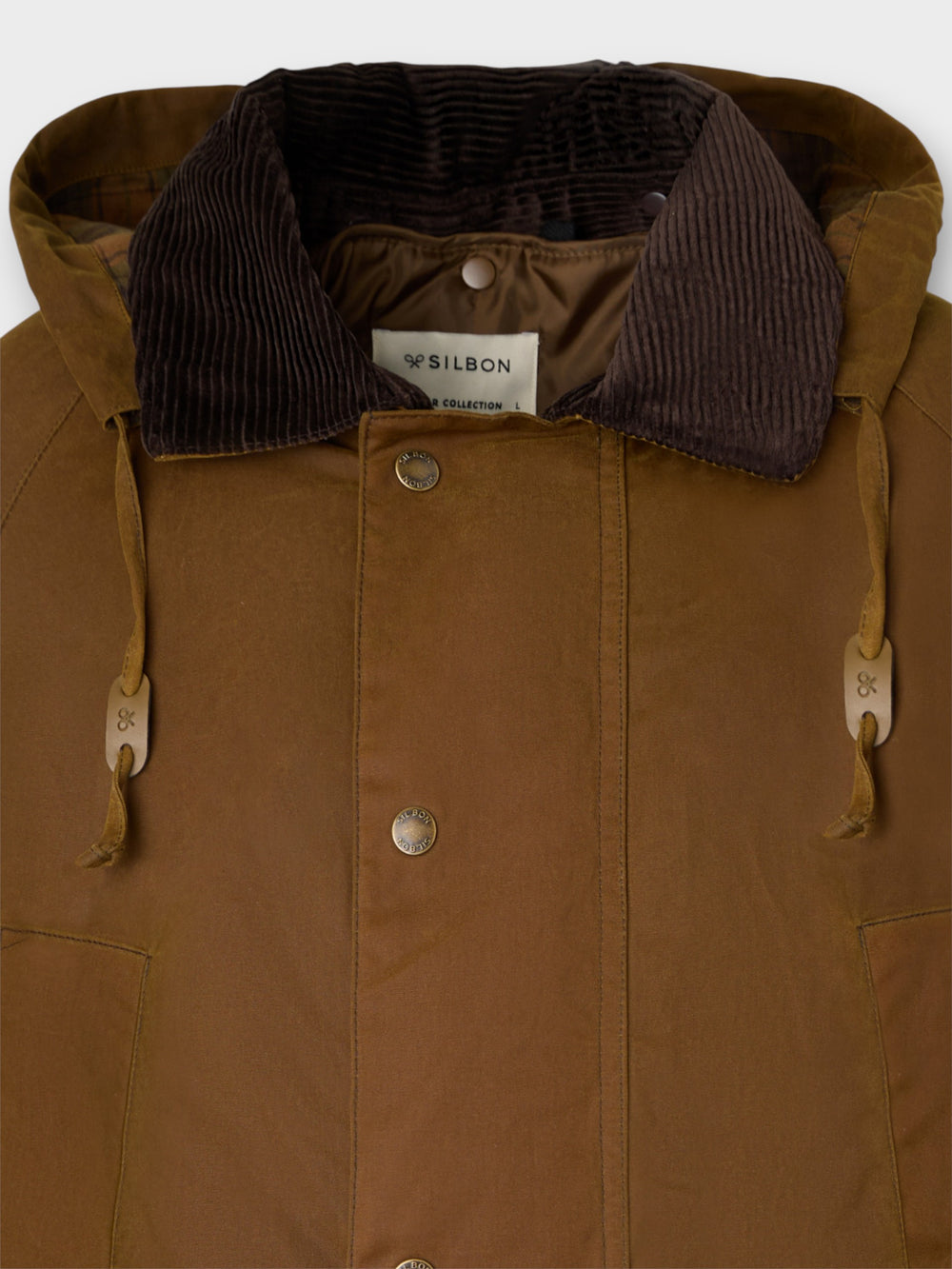 Manteau ciré moutarde classique