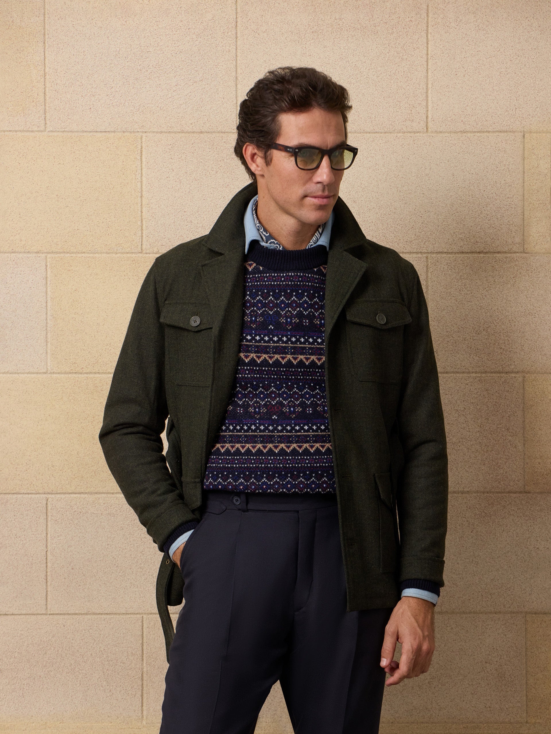 Sahariana unique espiga verde