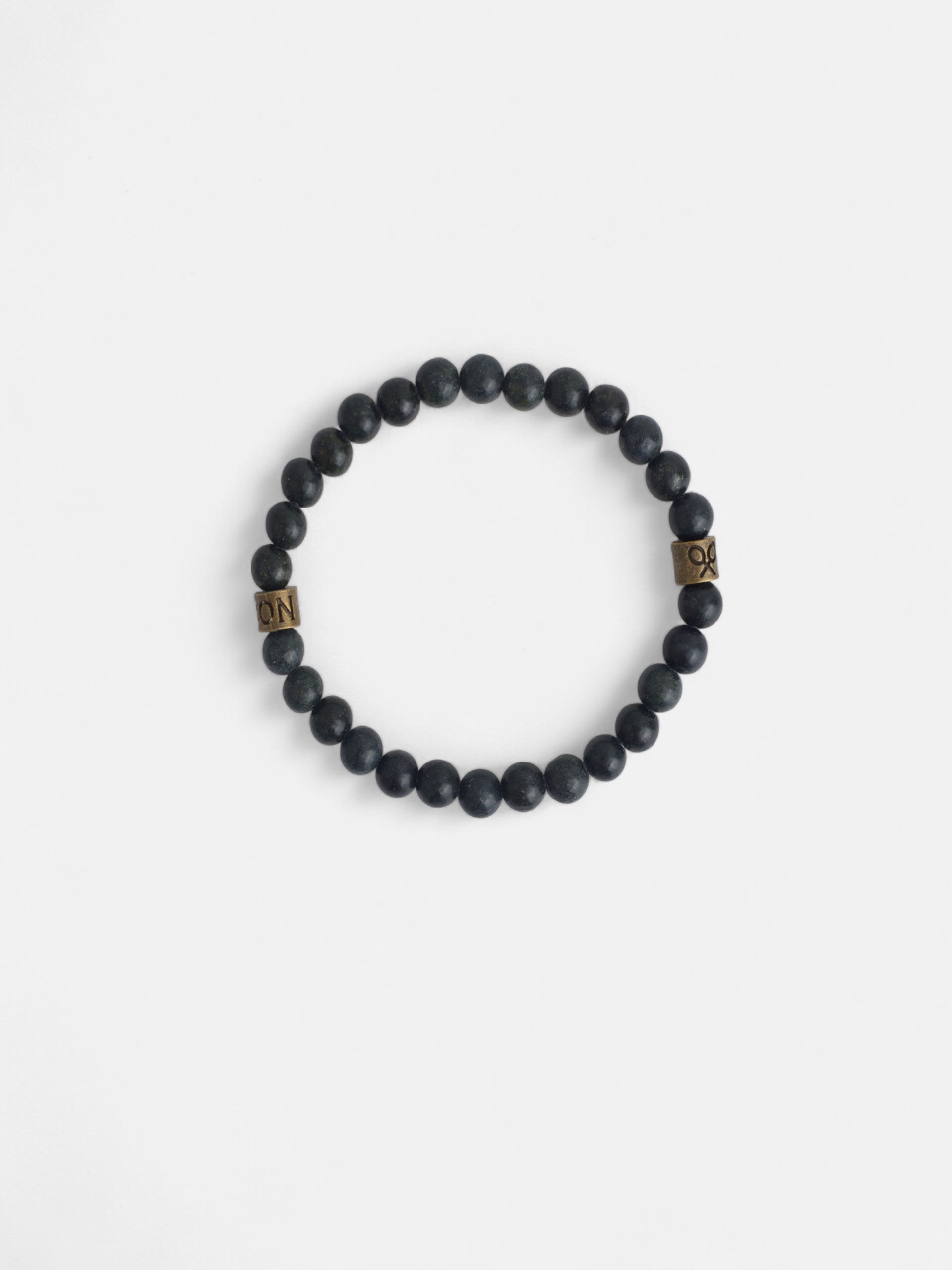 Pulsera piedras redondas verde