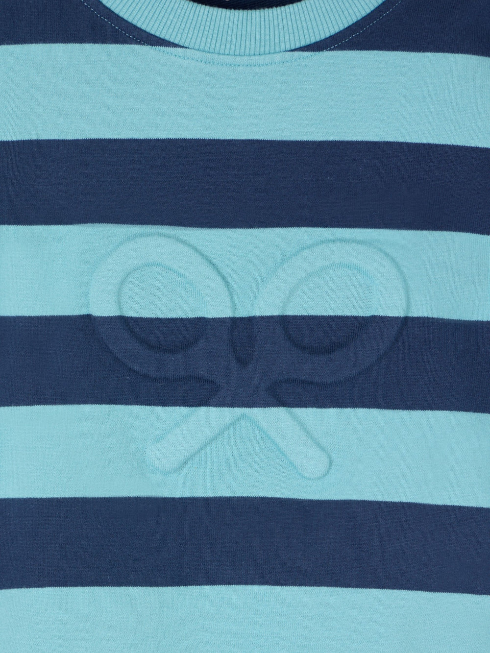 Sudadera woman hombreras rayas azules