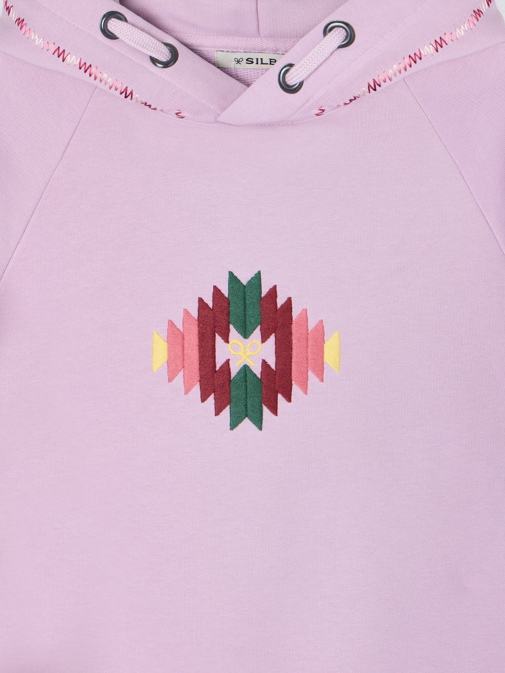 Sudadera woman ikat morados