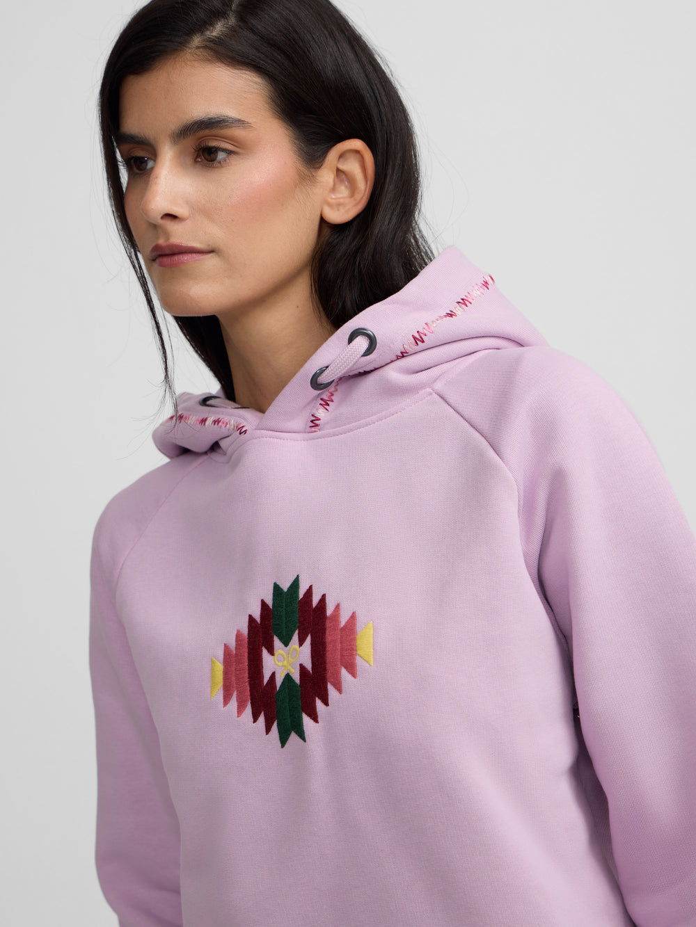 Sudadera woman ikat morados