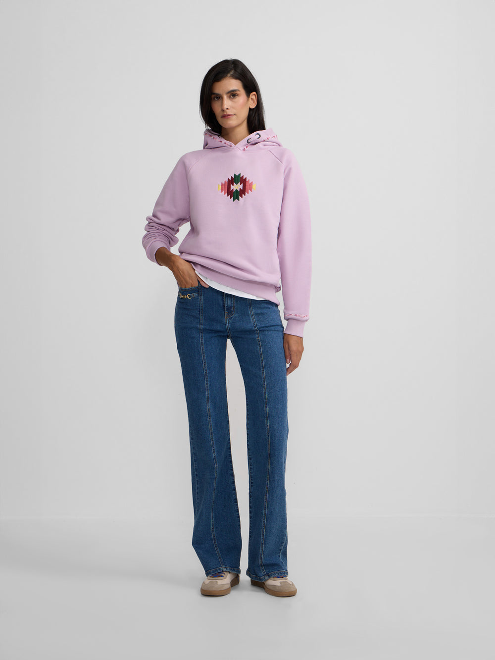 Sudadera woman ikat morados