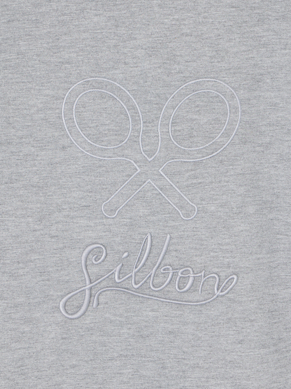 T-shirt clássica cinzenta para mulher