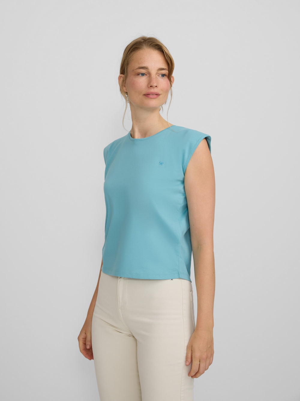 T-shirt mulher sun azul