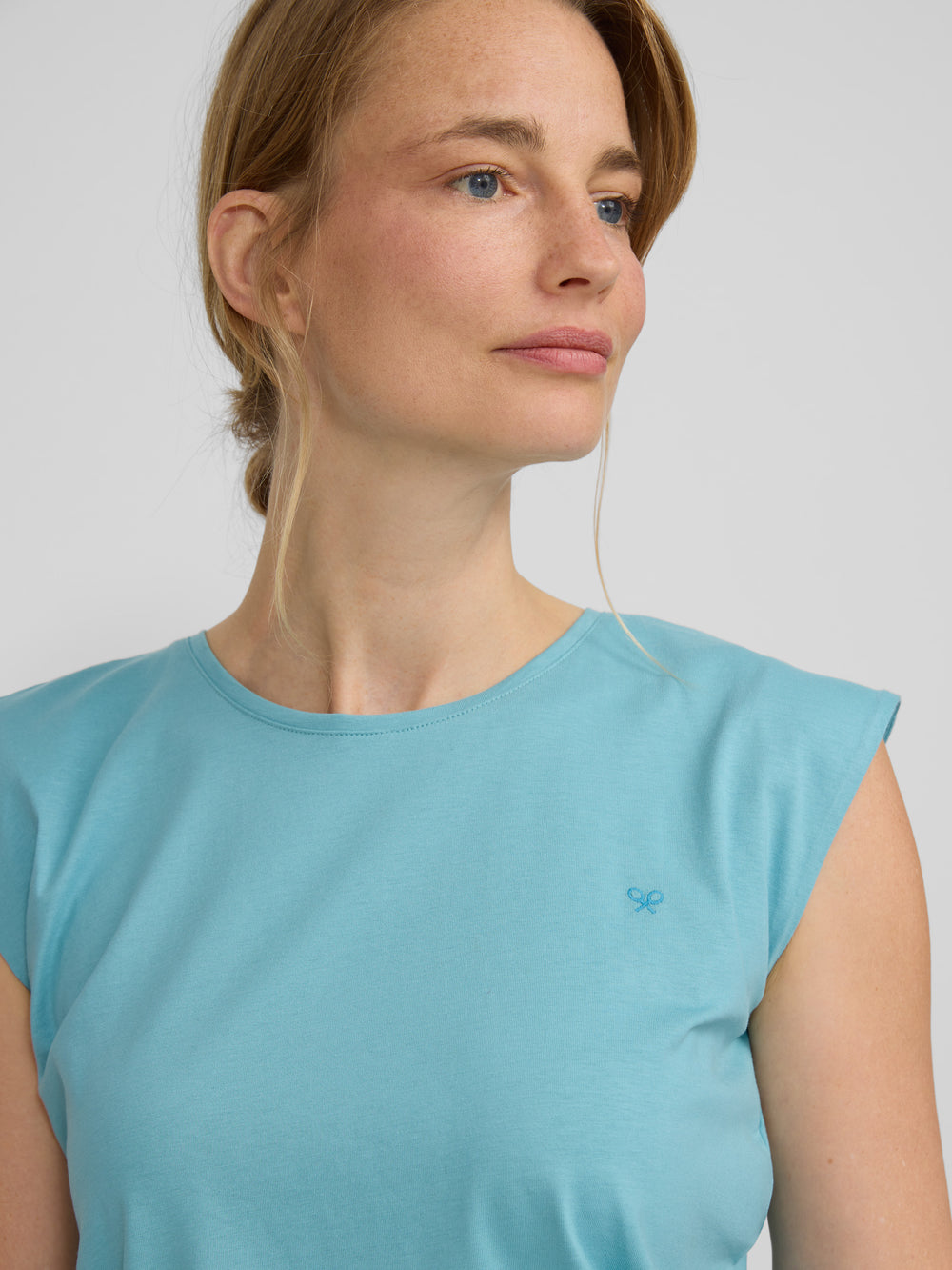 T-shirt mulher sun azul