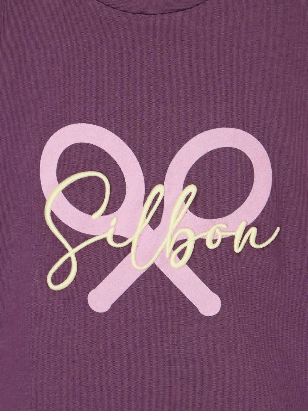 Camiseta woman clasica raqueta morado