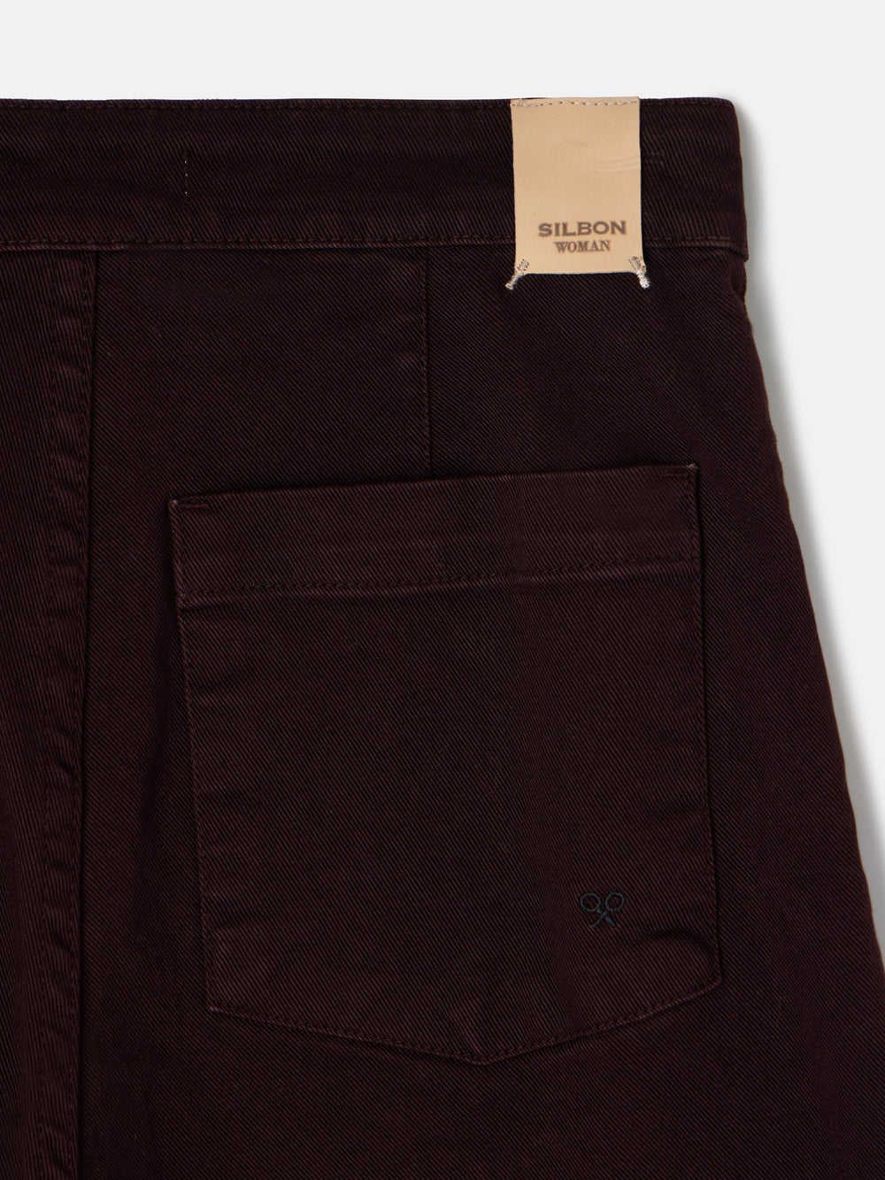 Calças culotte marinheiro castanho escuro