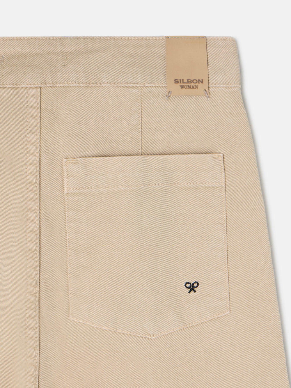 Pantalon culotte marinero beige