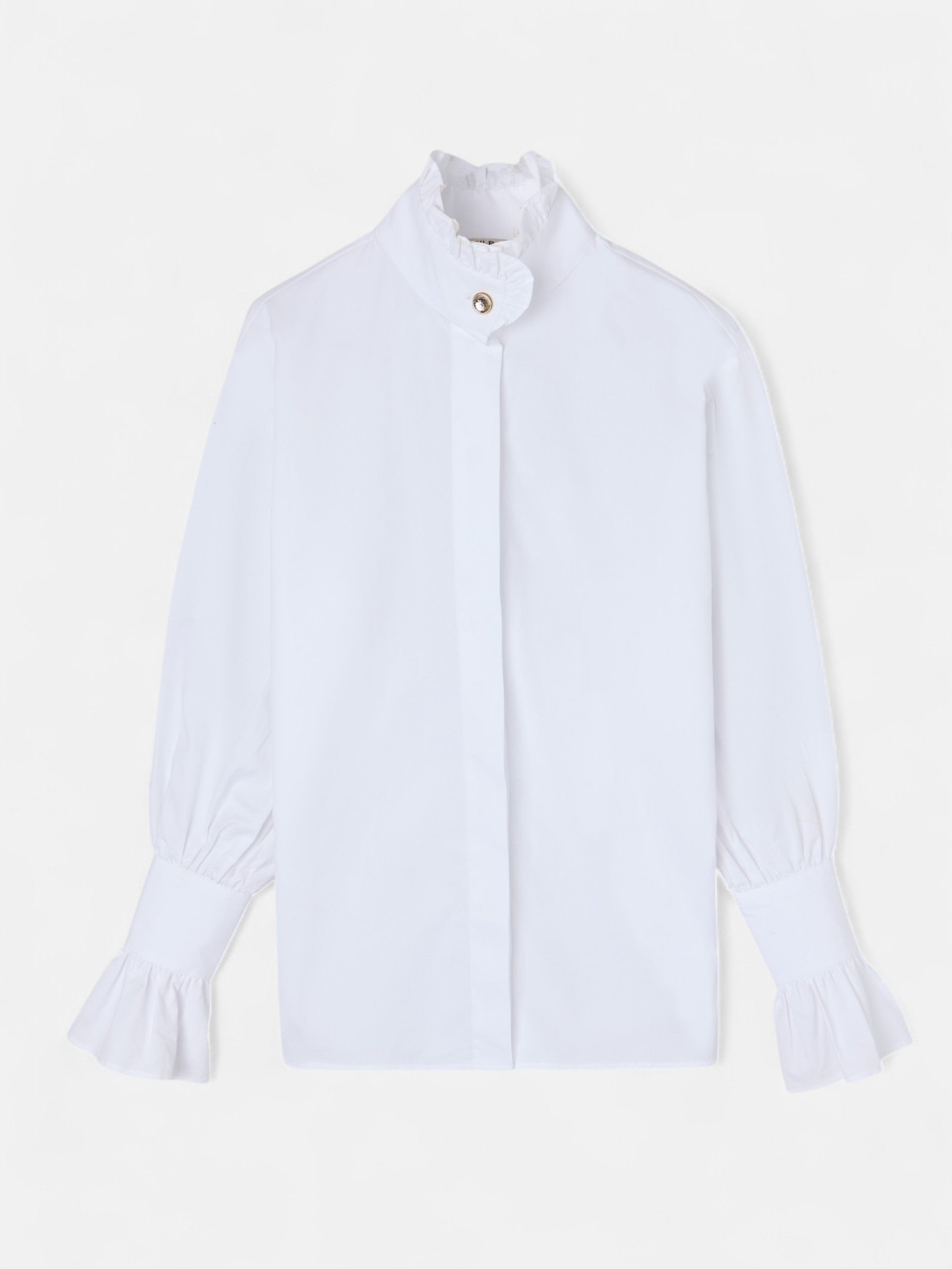 Camisa detalle puño blanca