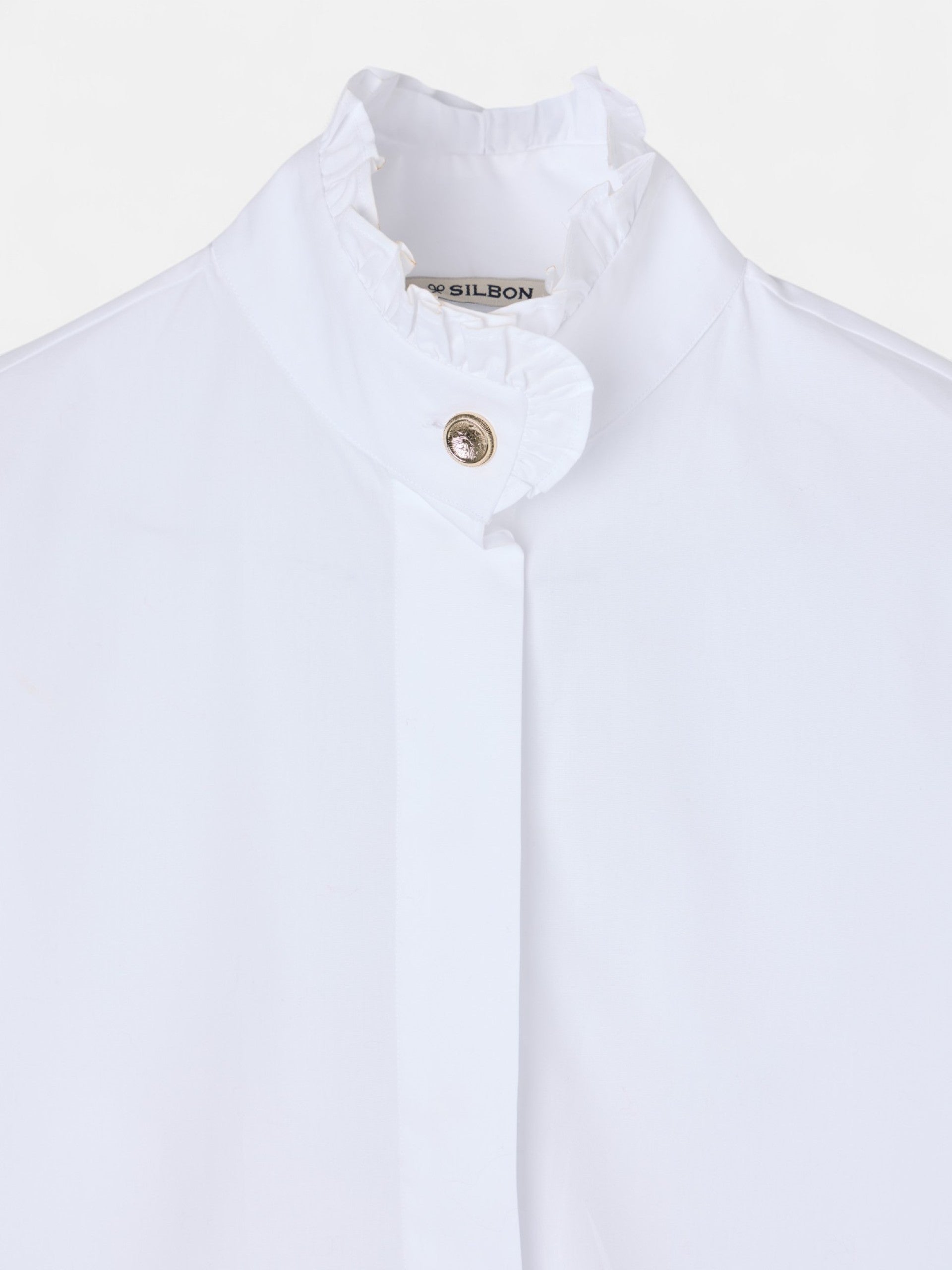 Camisa detalle puño blanca