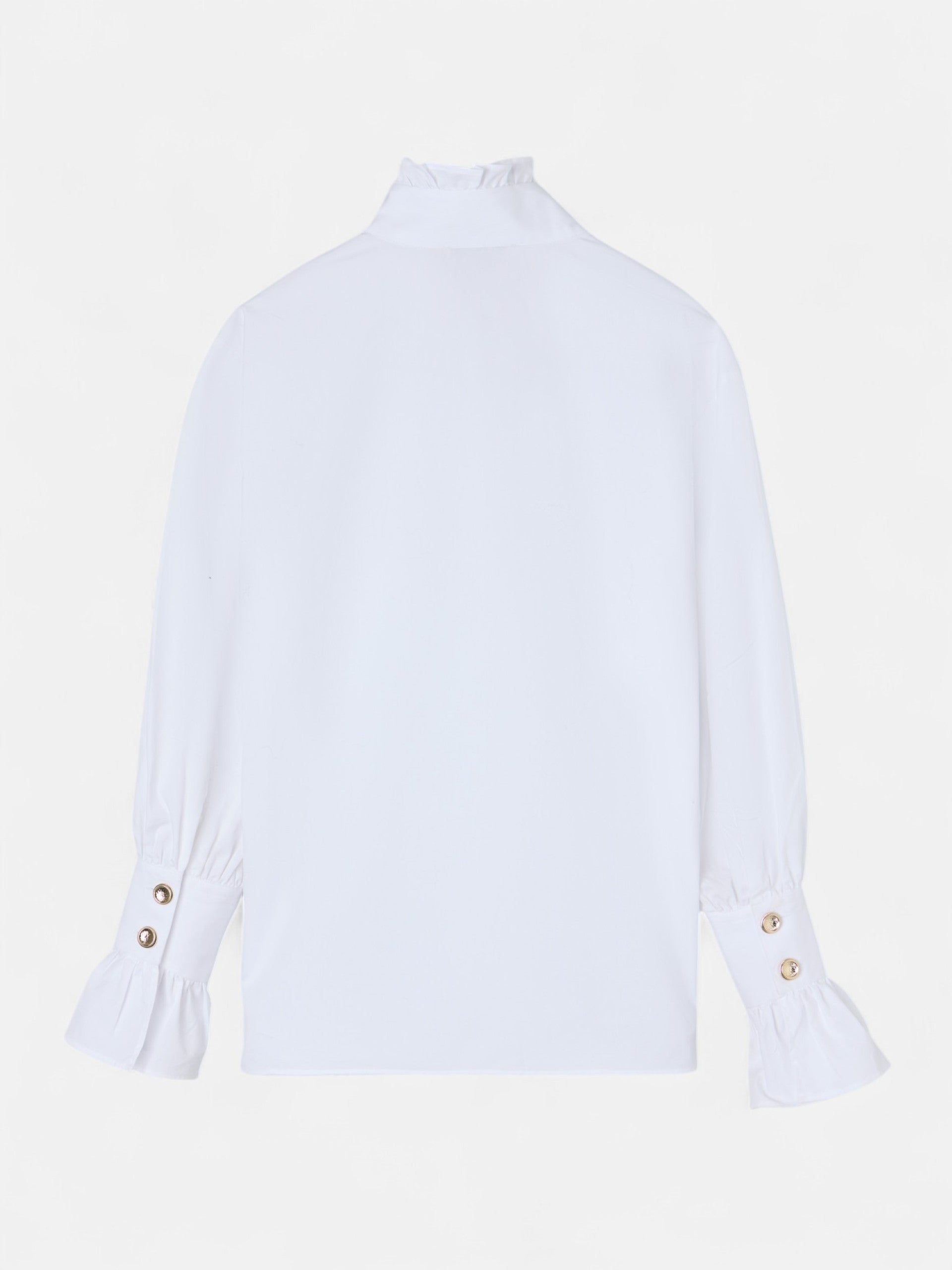 Camisa detalle puño blanca