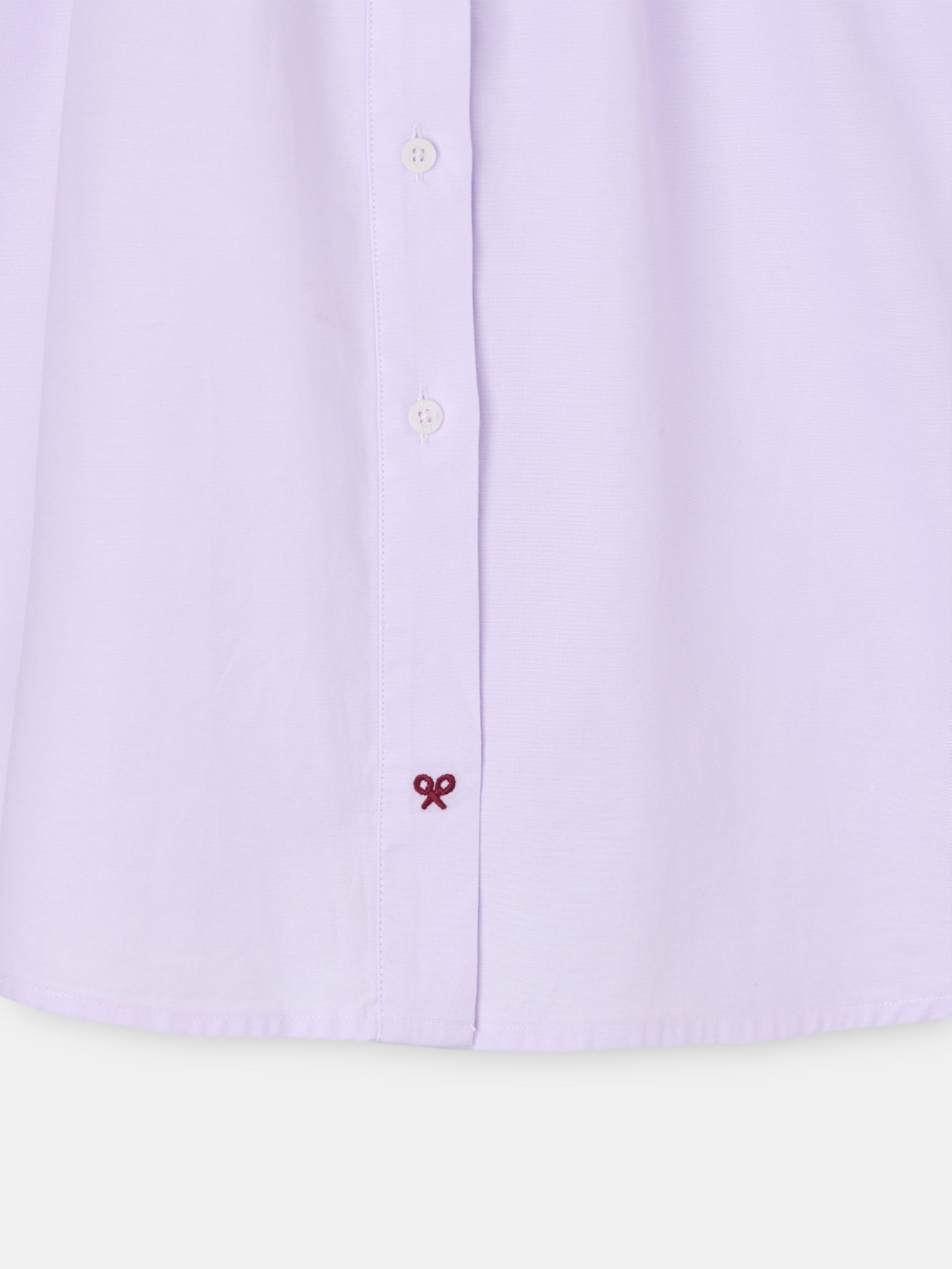 Mauve gathered shirt