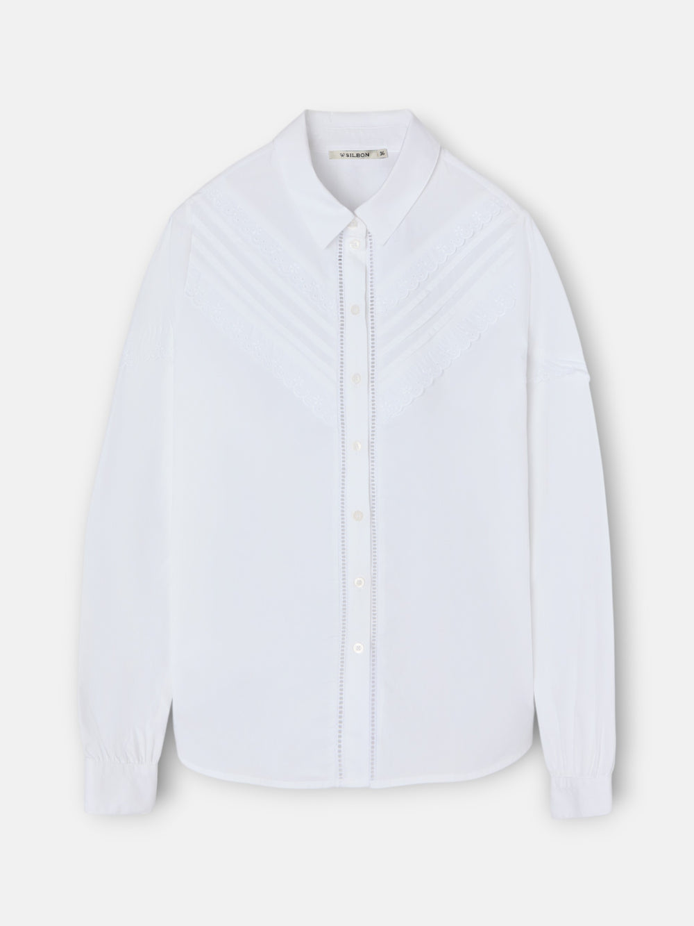 Camisa jaretas blanca