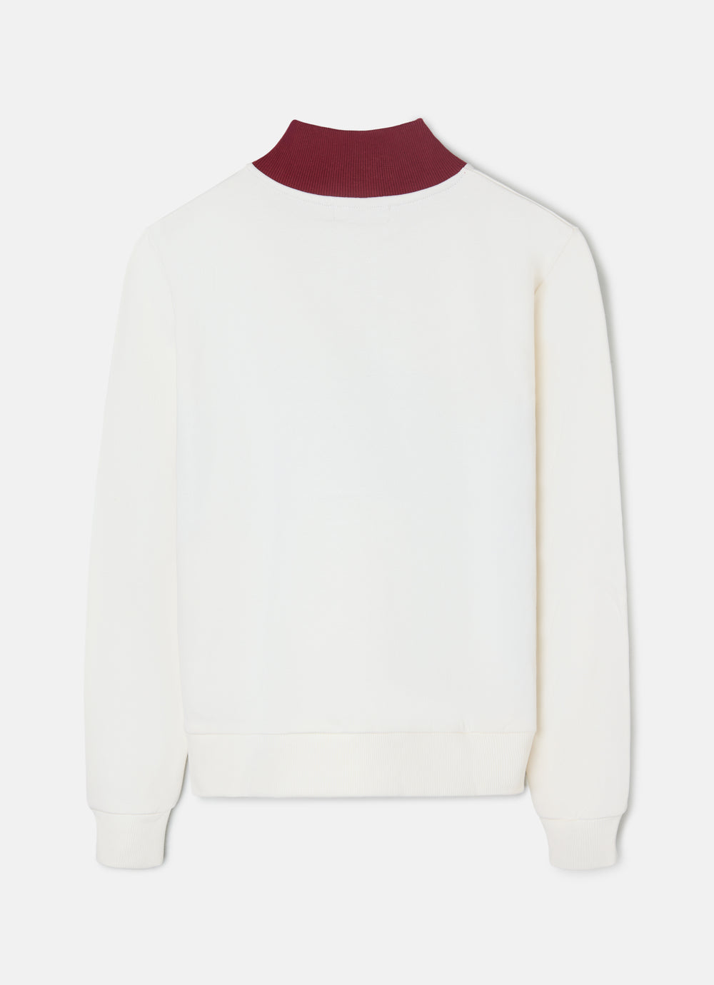 Sweat-shirt femme rétro Silbon écru