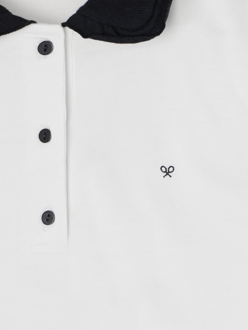 Polo woman blanco y negro