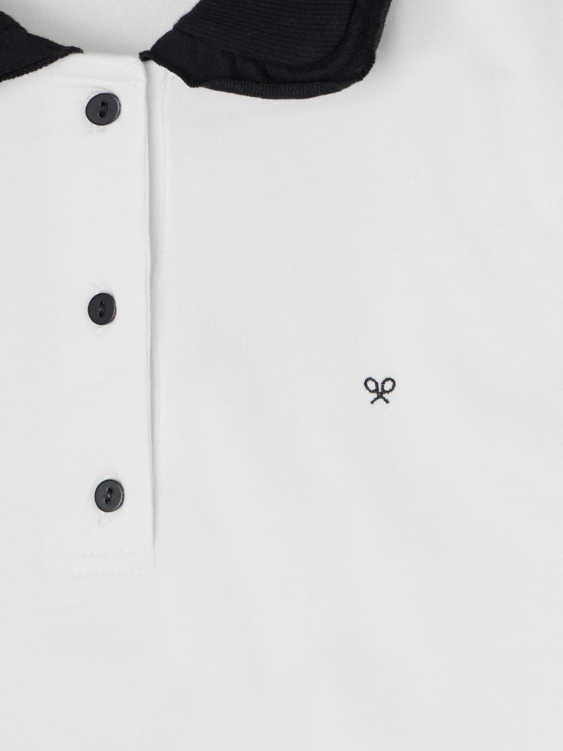 Polo woman blanco y negro