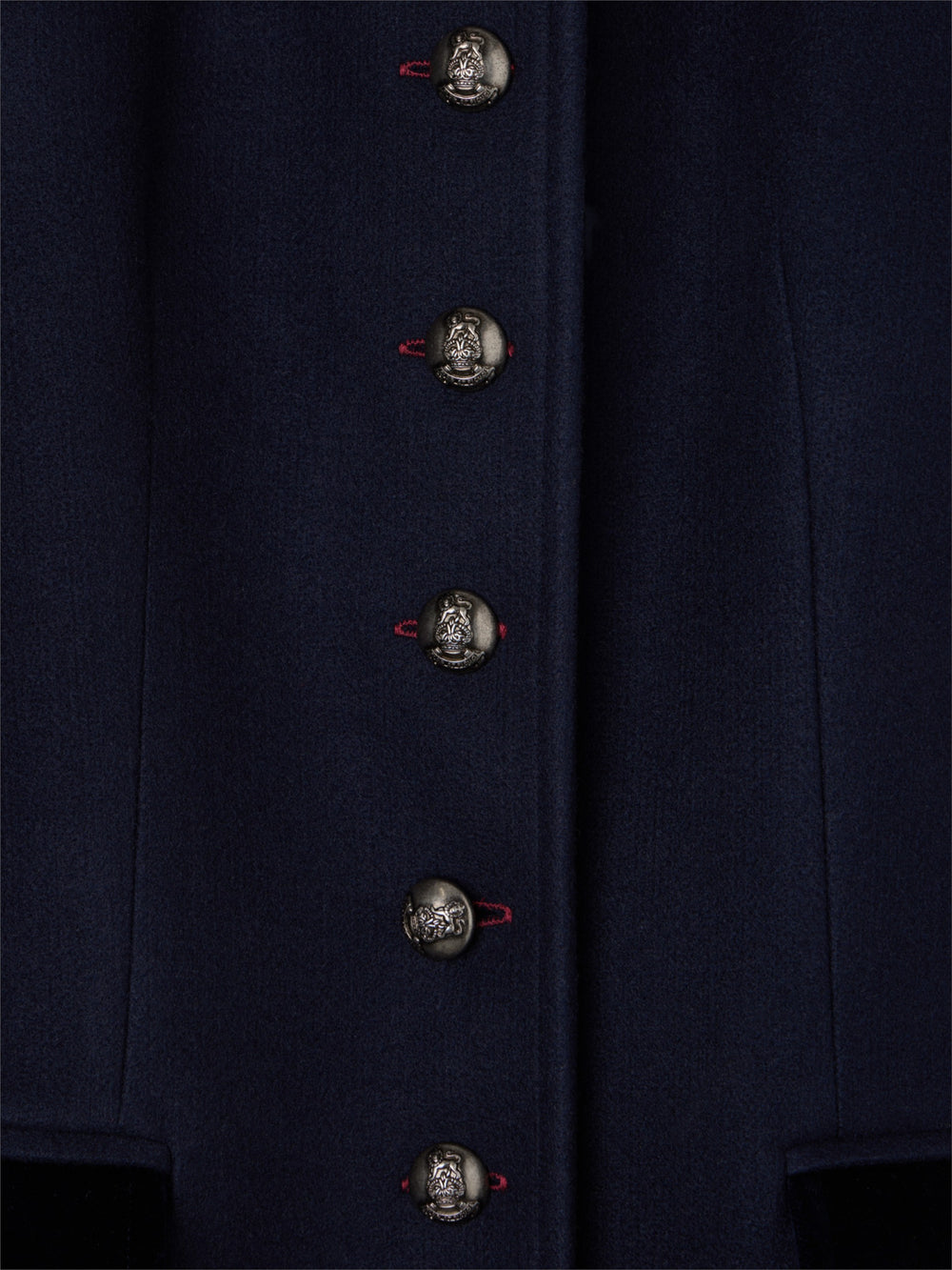 Abrigo largo marinero azul marino