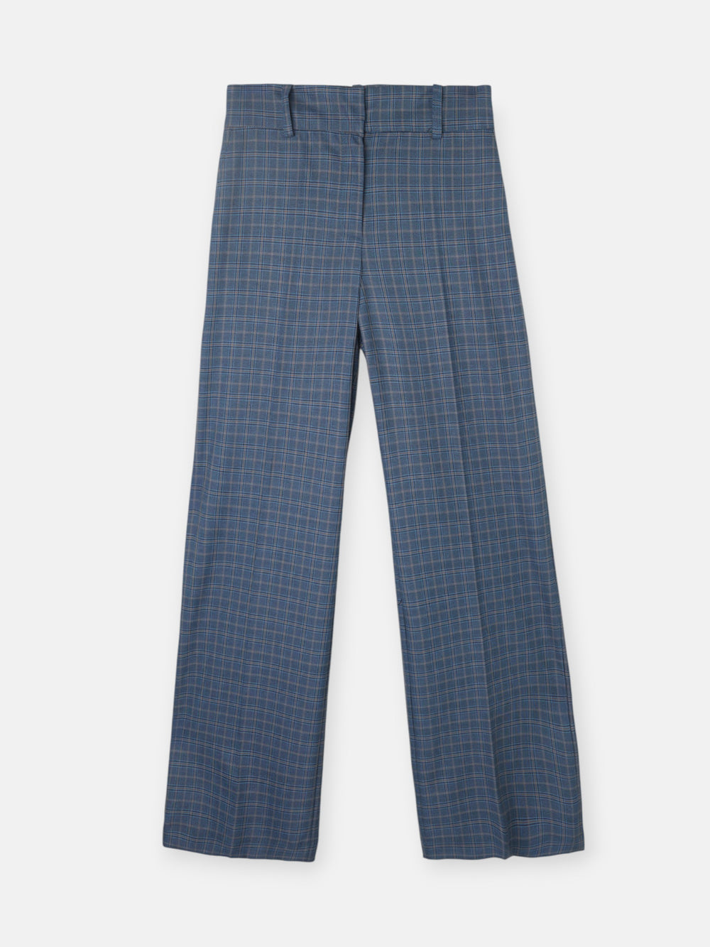 Pantalon vestir cuadros azules