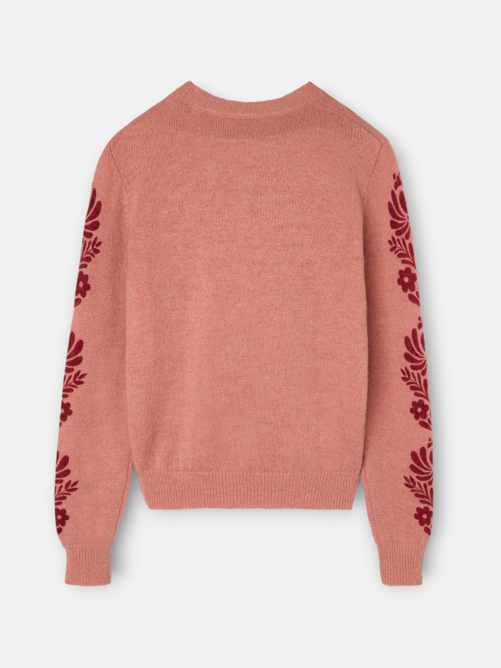 jersey rose à imprimé floral