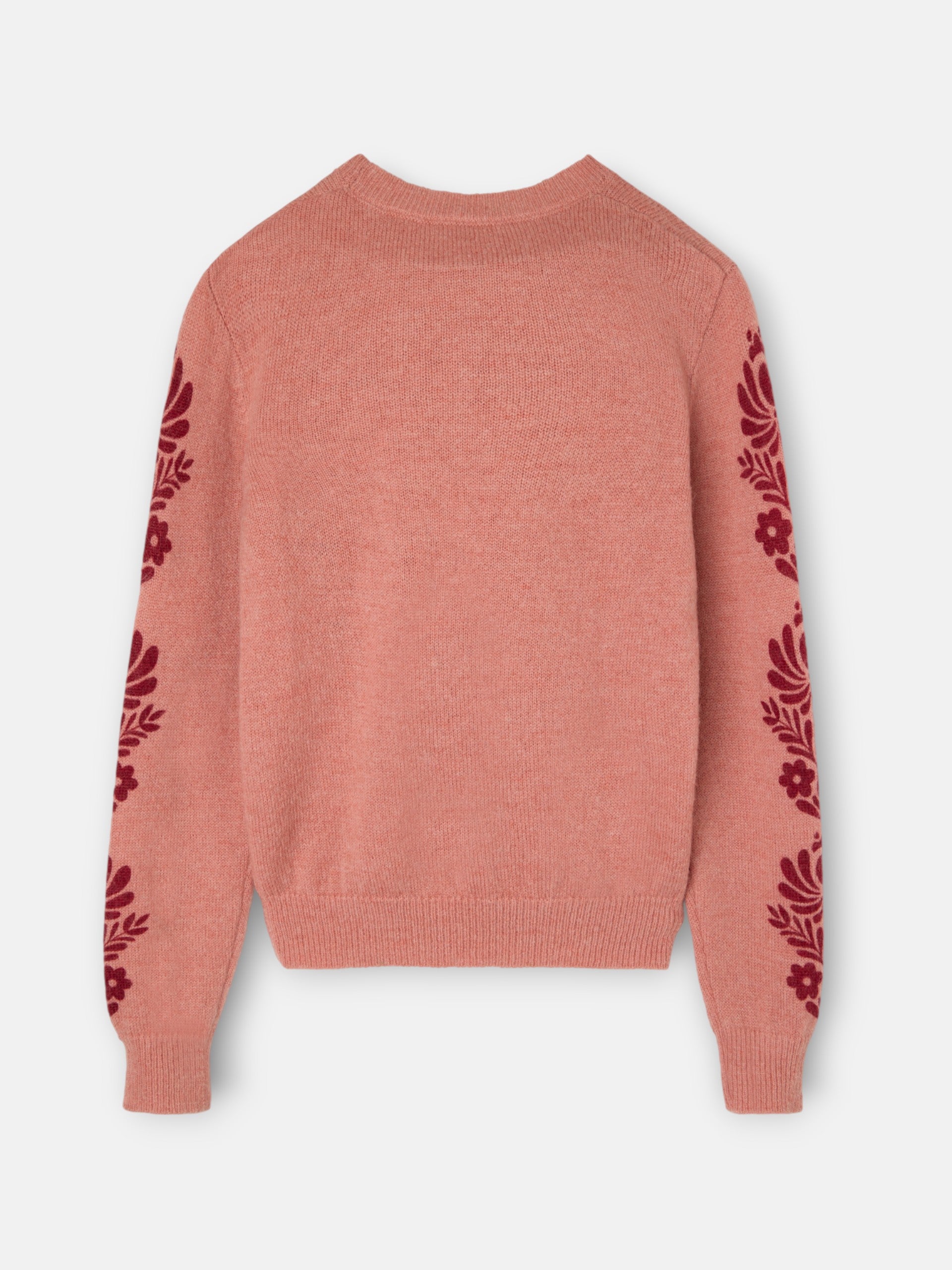 Jersey flores estampadas rosas