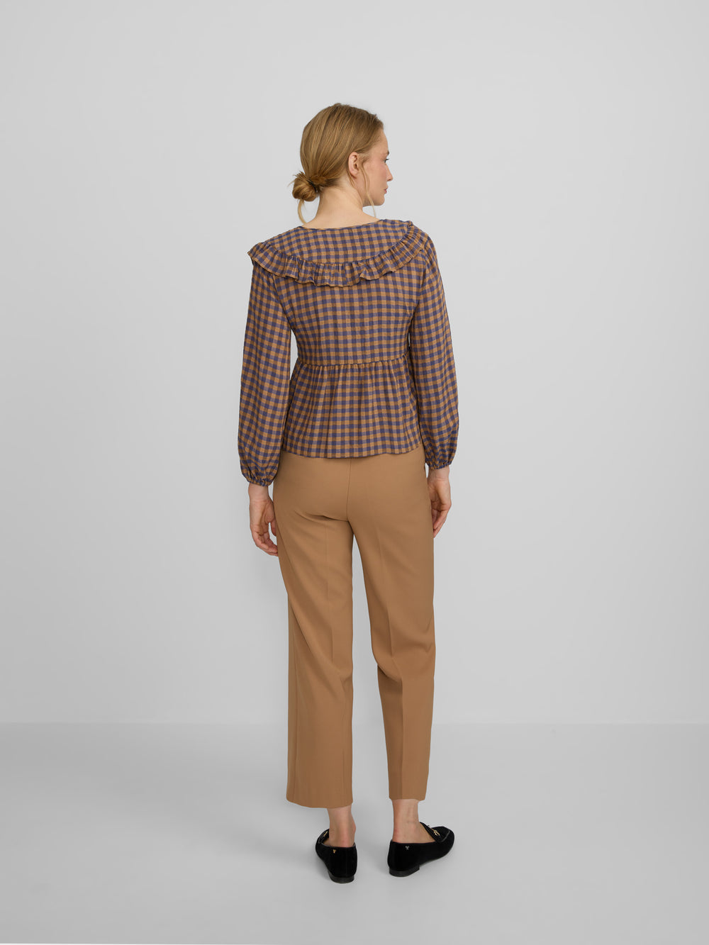 Camel sailor dress pants