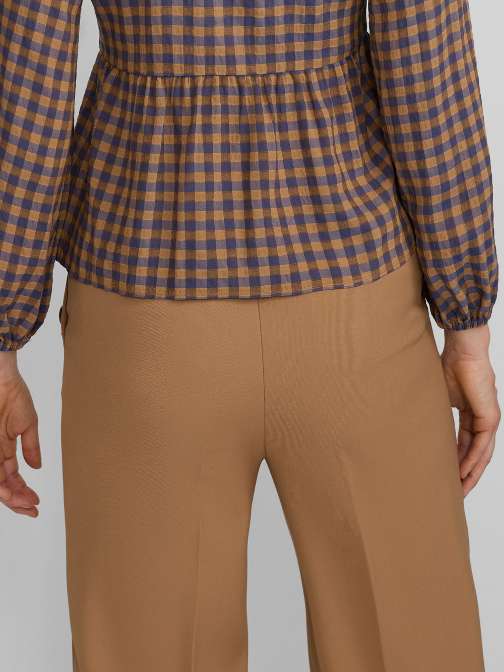 Camel sailor dress pants