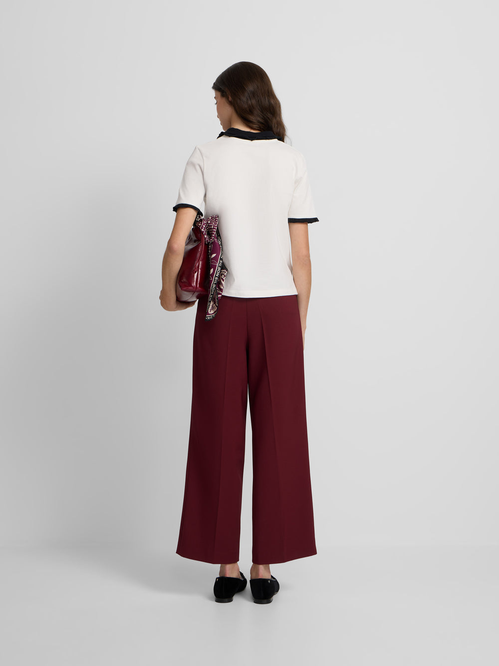 Pantalon de marin bordeaux