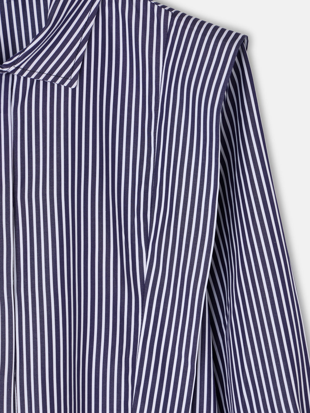 Camisa estructurada rayas marino