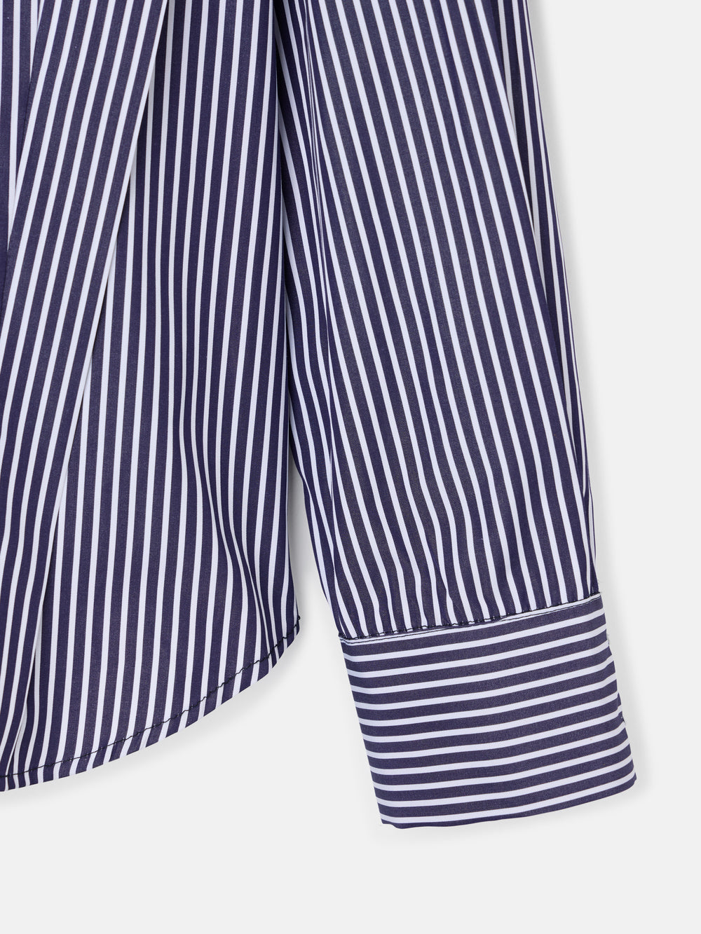 Camisa estructurada rayas marino