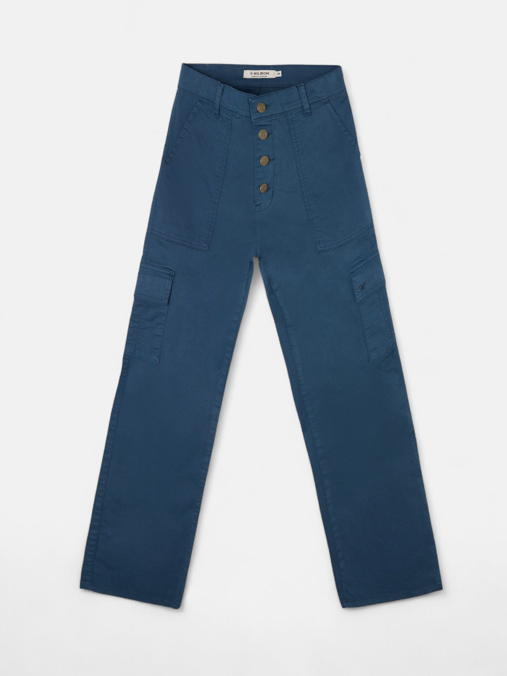 Pantalon cargo bleu