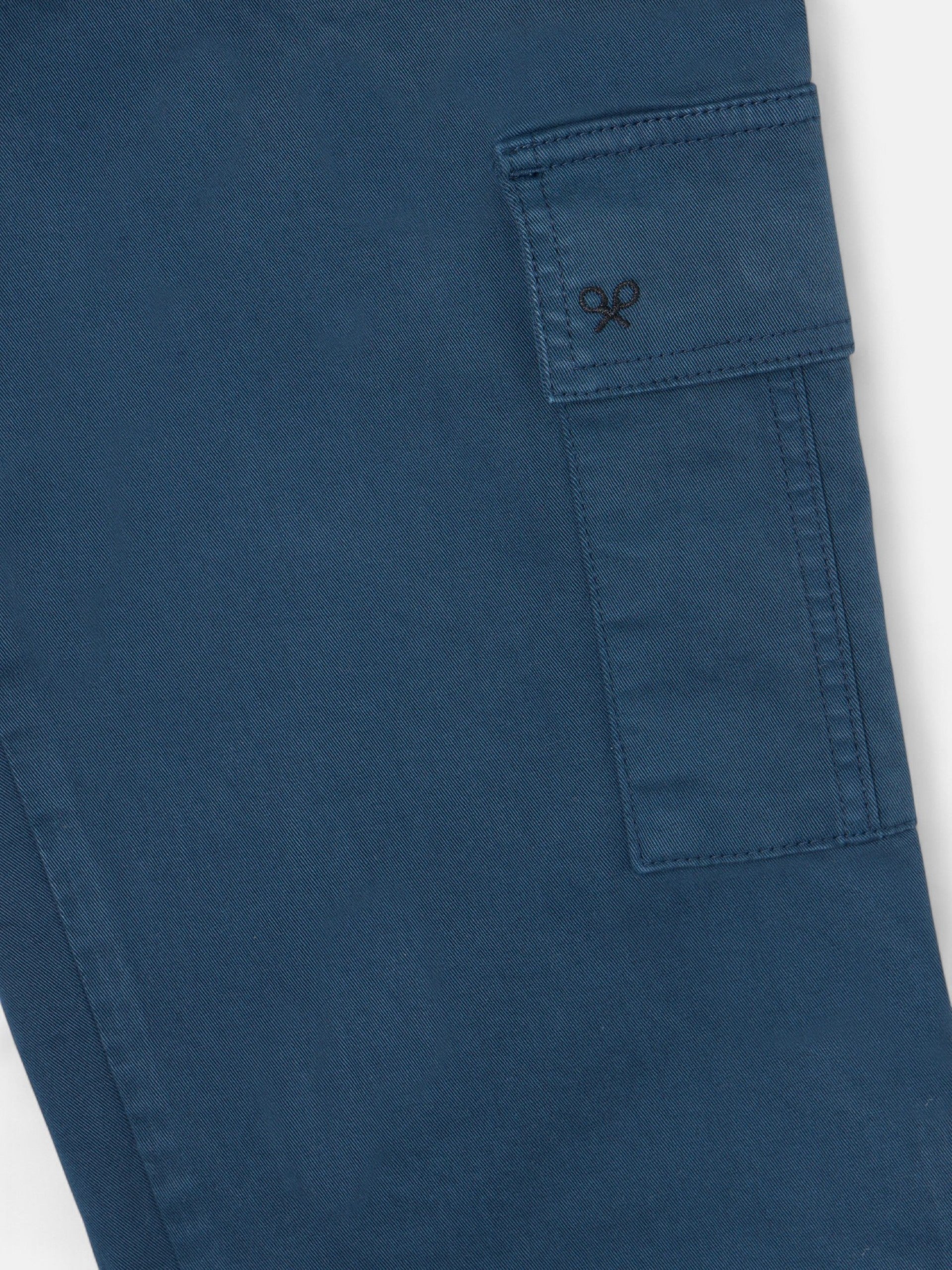 Pantalon cargo azul