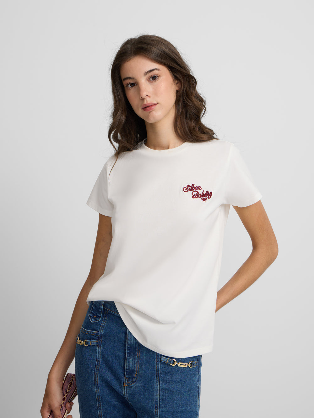 T-shirt femme boulangerie blanche