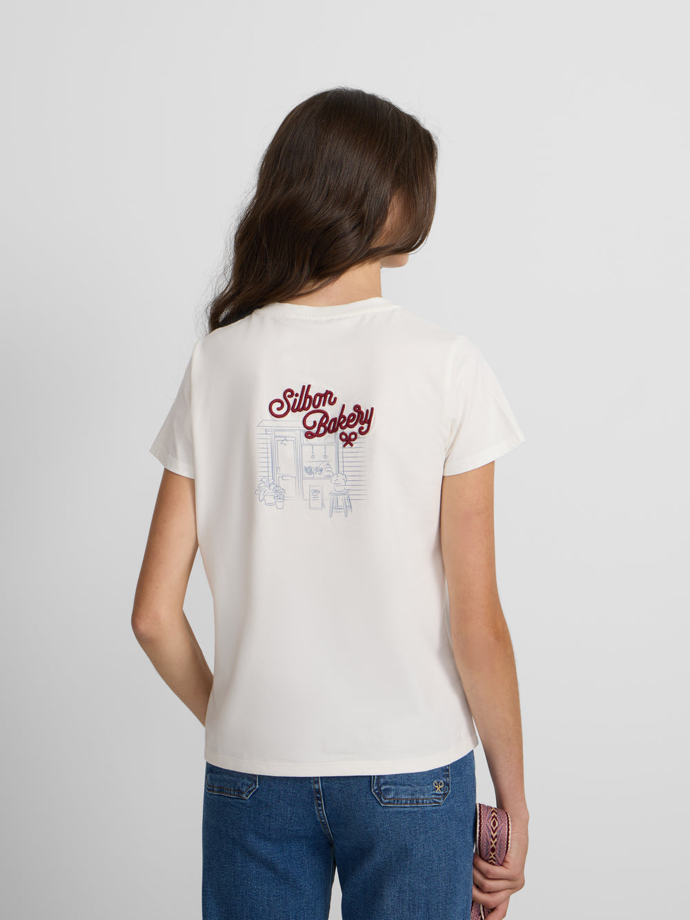 T-shirt femme boulangerie blanche