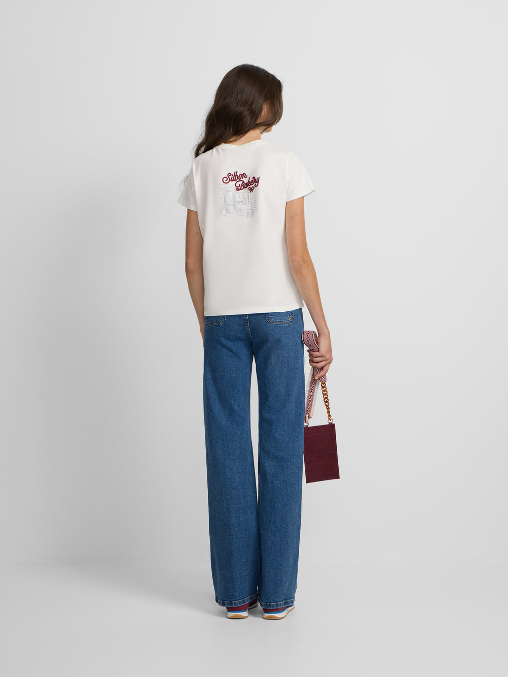 T-shirt femme boulangerie blanche