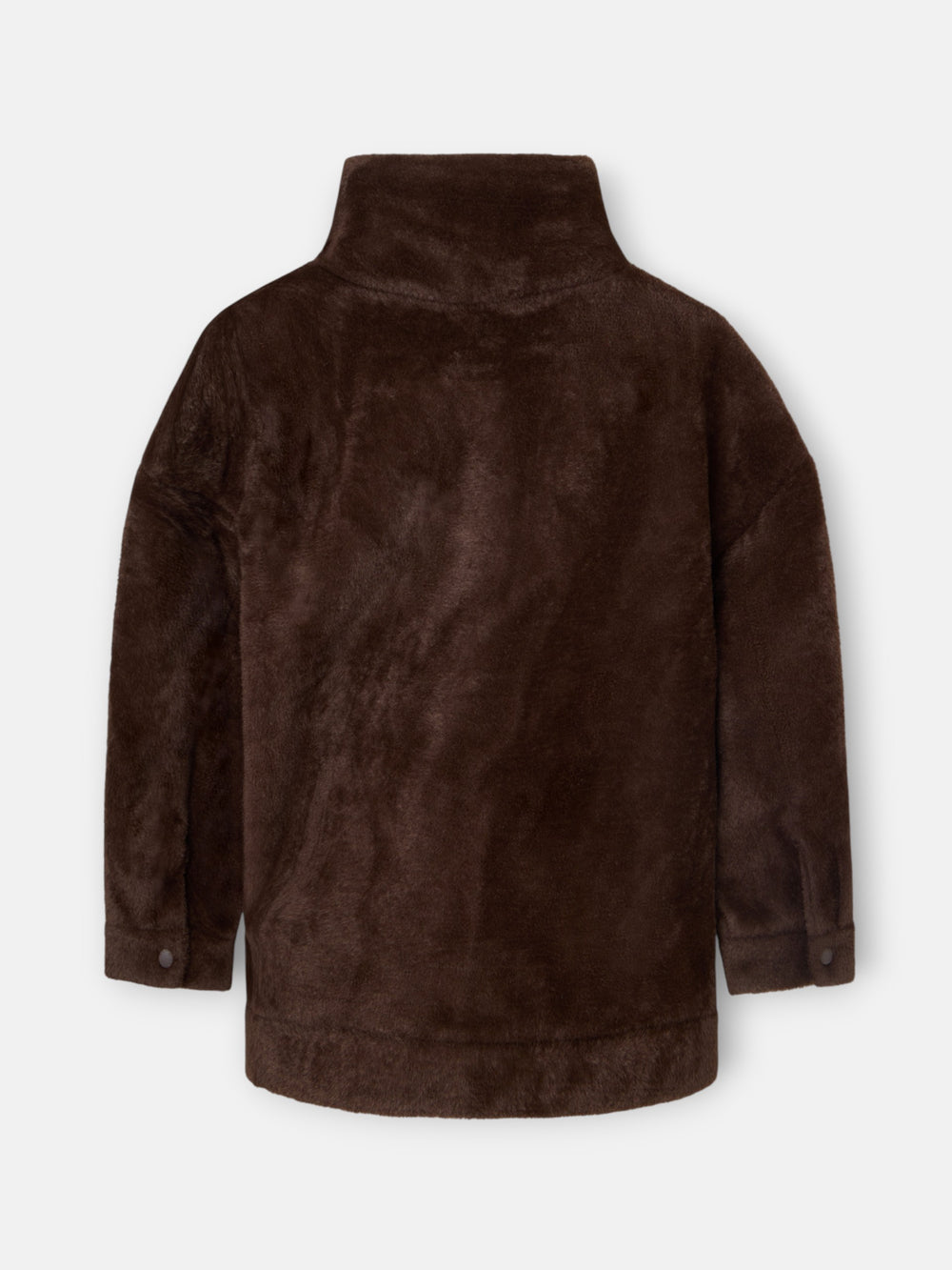 Chaqueta corta pelo marron